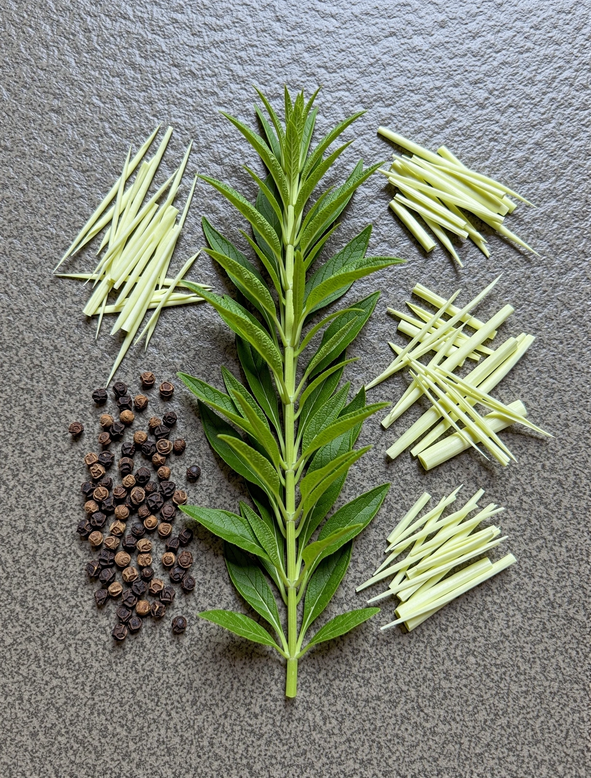 Vibrant healthy cooking ingredients